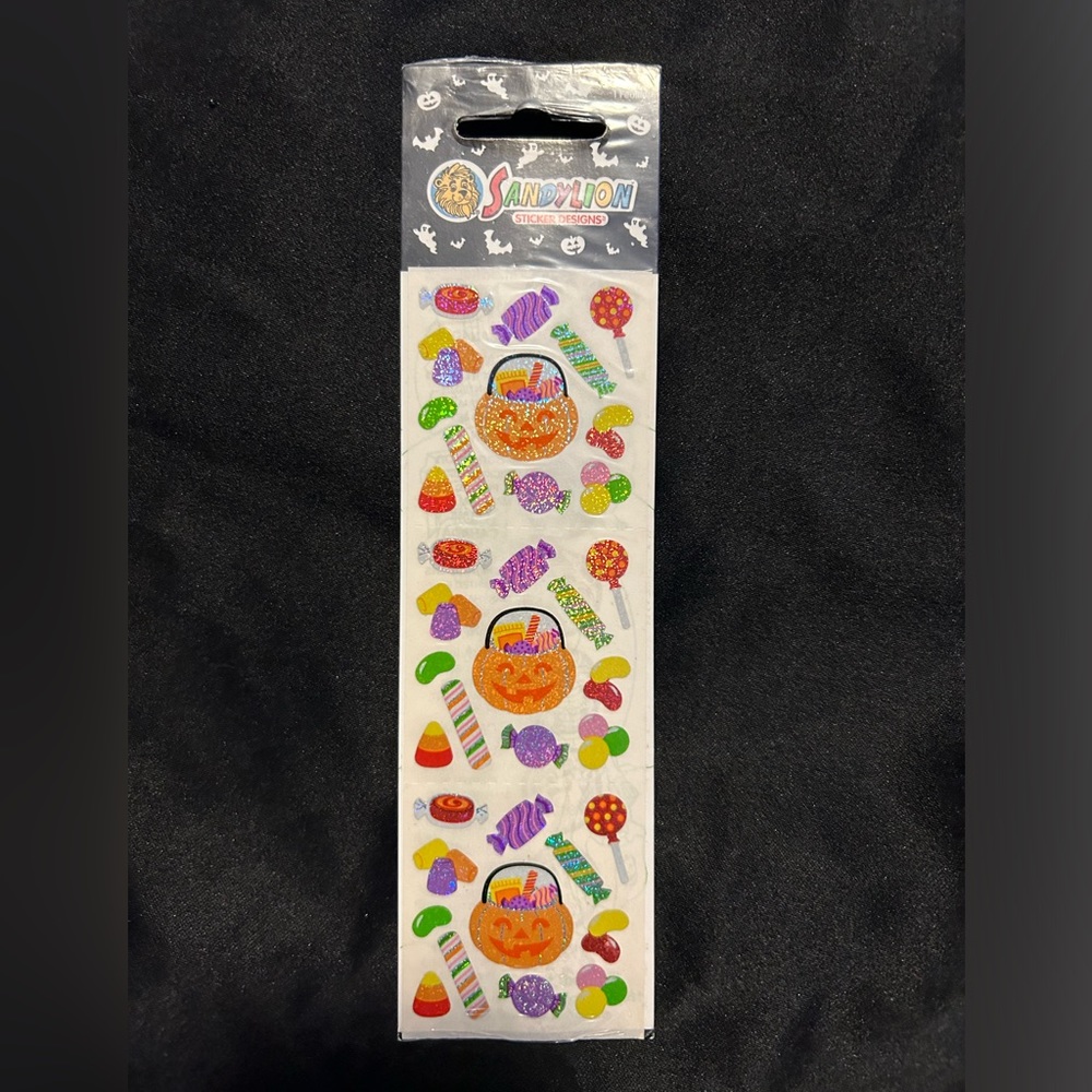 Vintage Sandylion Halloween Stickers NIP journal scrapbook